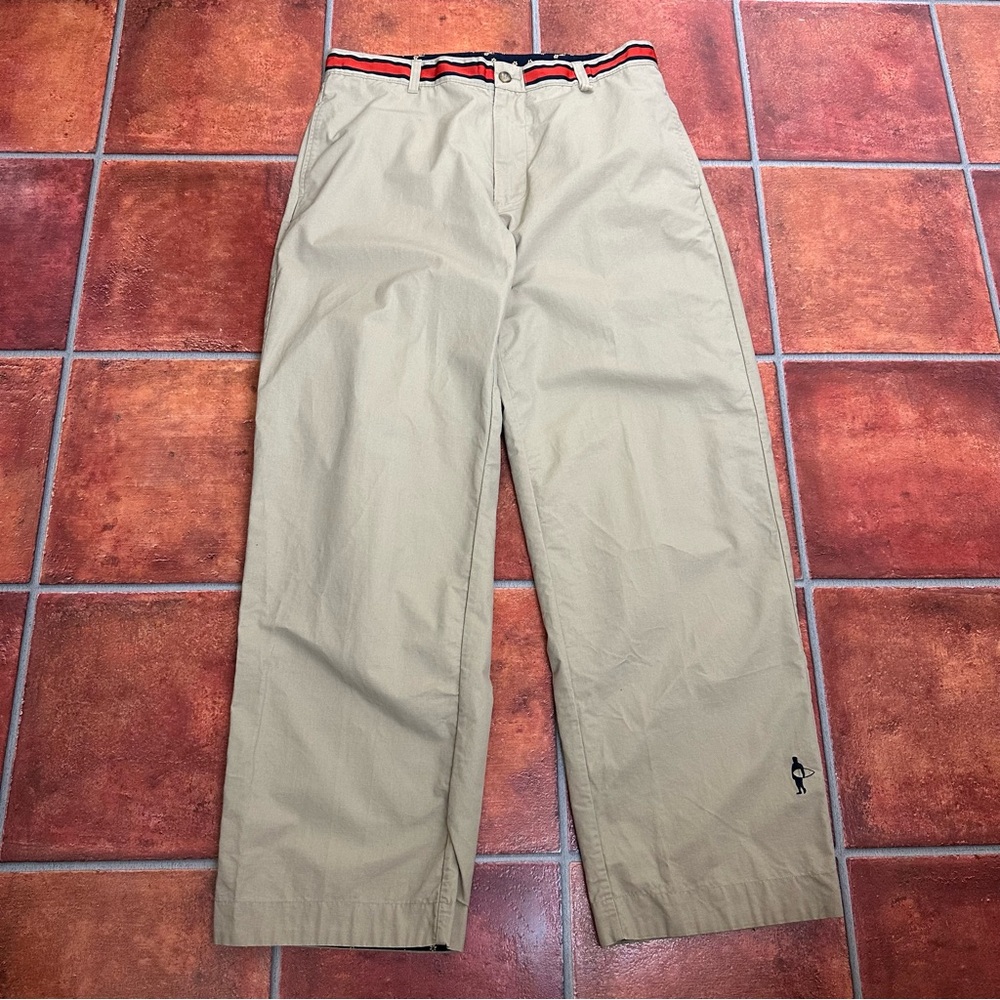 Robert Graham Faux Stripe-Belt Khakis